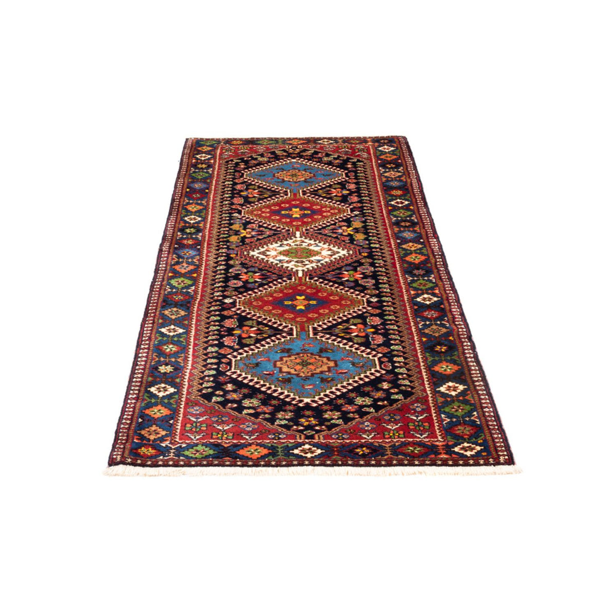 Runner Persisk matta - Nomadic - 190 x 80 cm - mörkblå