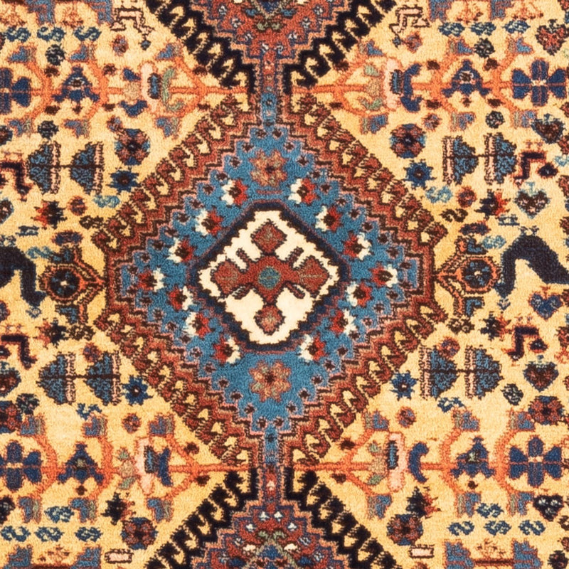 Persisk matta - Nomadic - 132 x 87 cm - gul