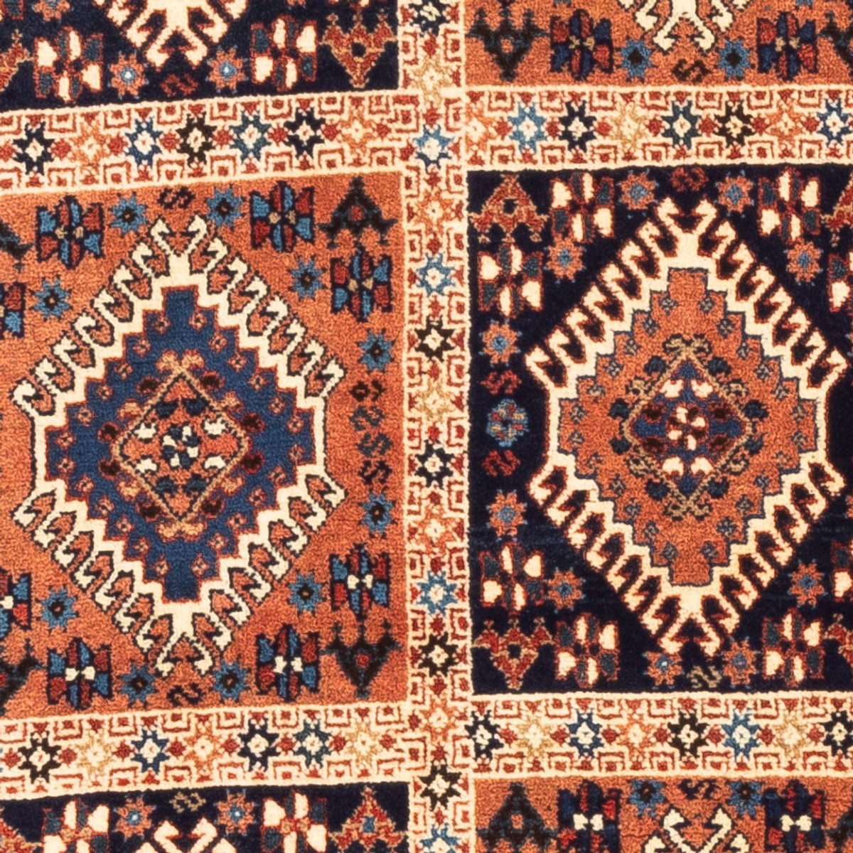 Persisk matta - Nomadic - 128 x 80 cm - flerfärgad