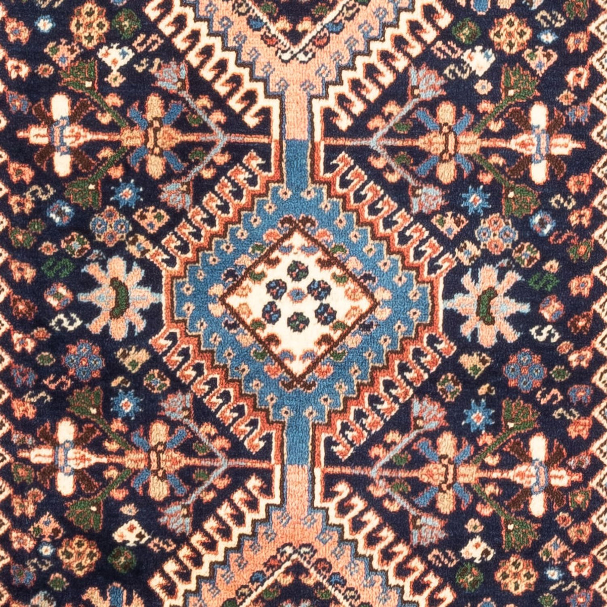 Persisk matta - Nomadic - 130 x 82 cm - mörkblå