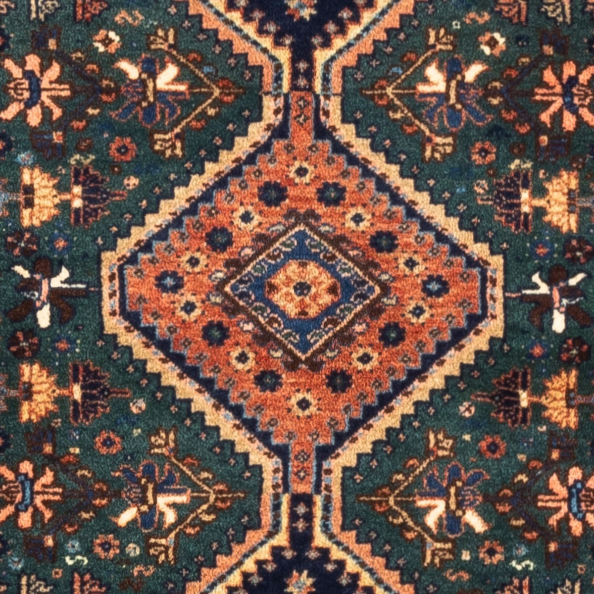 Persisk matta - Nomadic - 127 x 85 cm - mörkblå