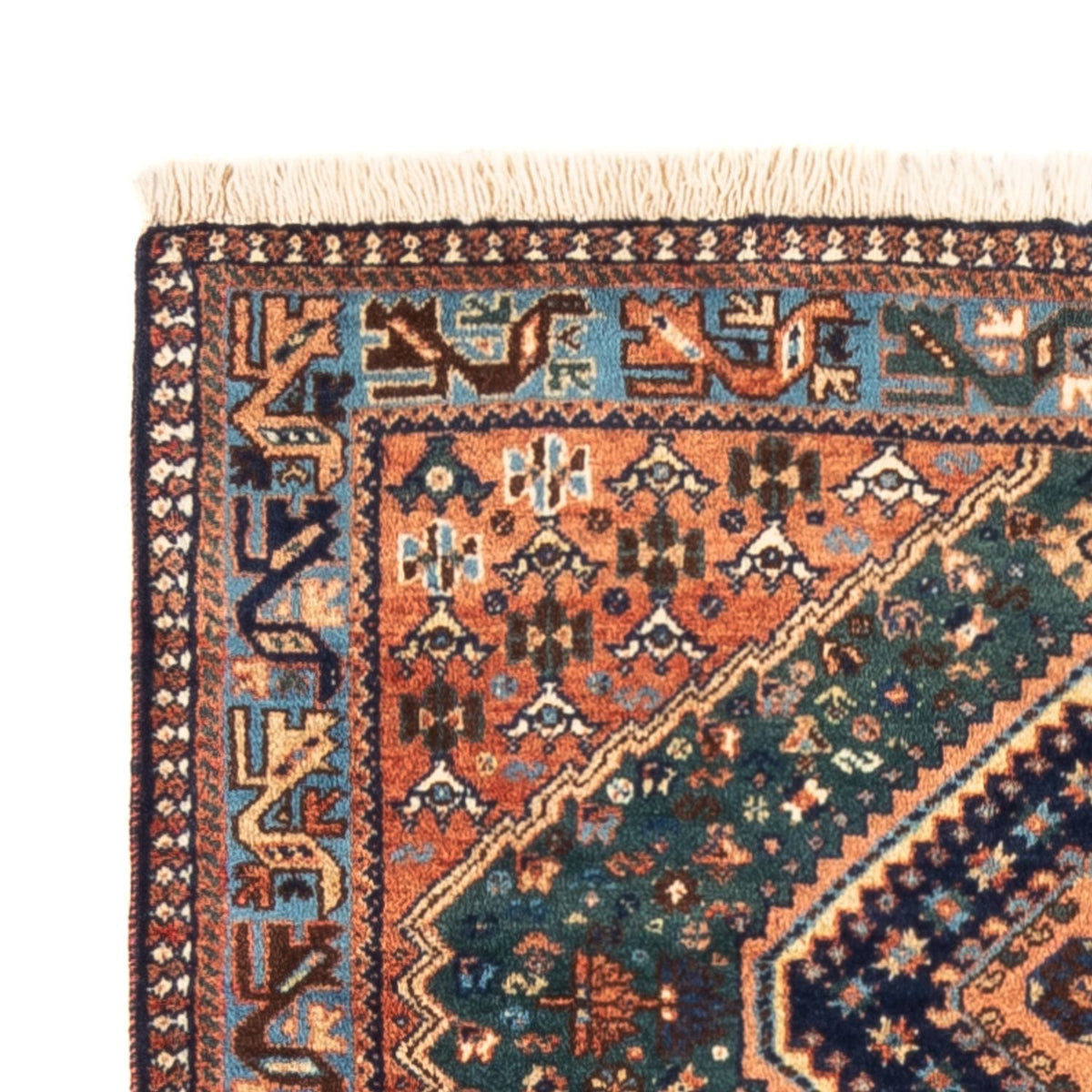 Persisk matta - Nomadic - 127 x 85 cm - mörkblå