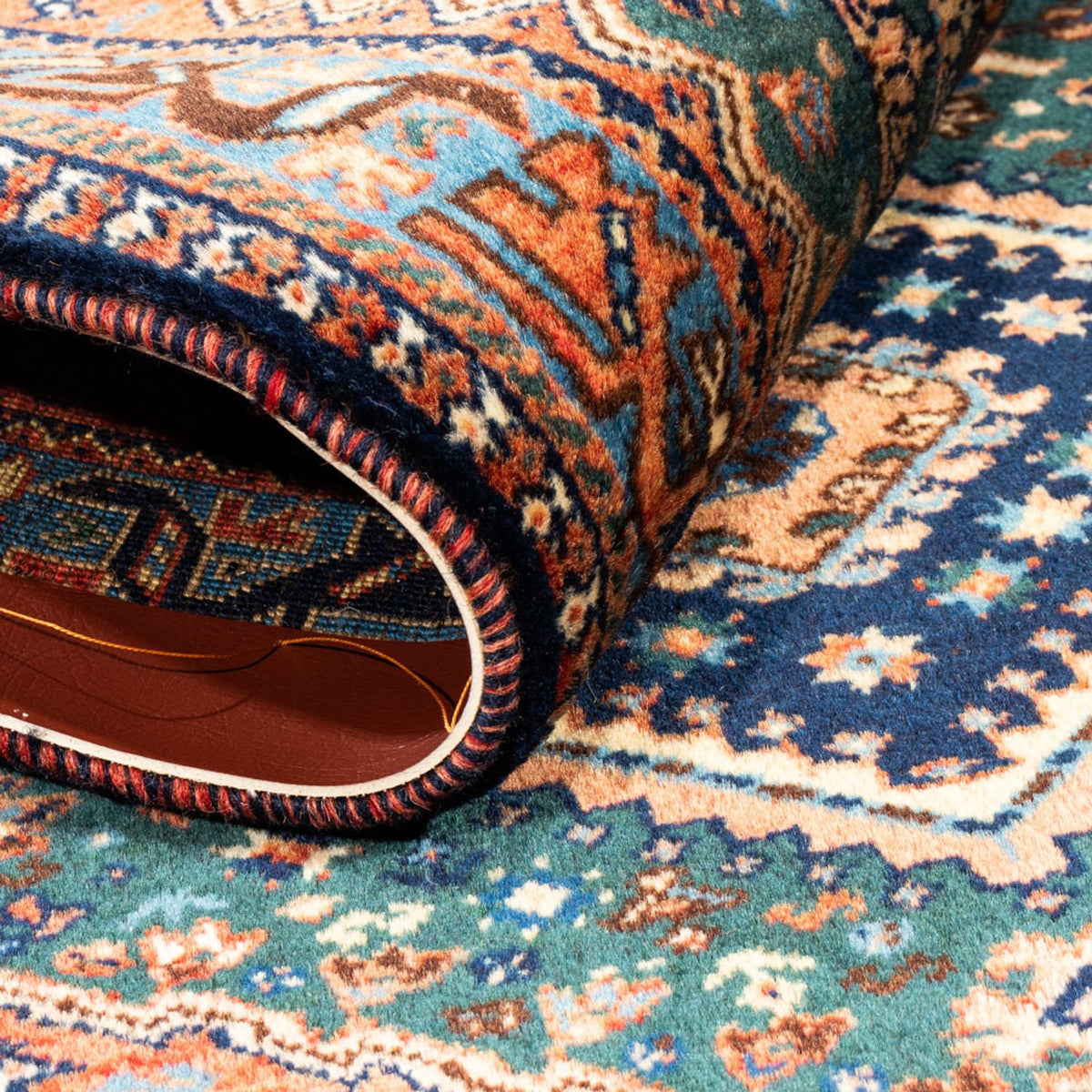 Persisk matta - Nomadic - 127 x 85 cm - mörkblå