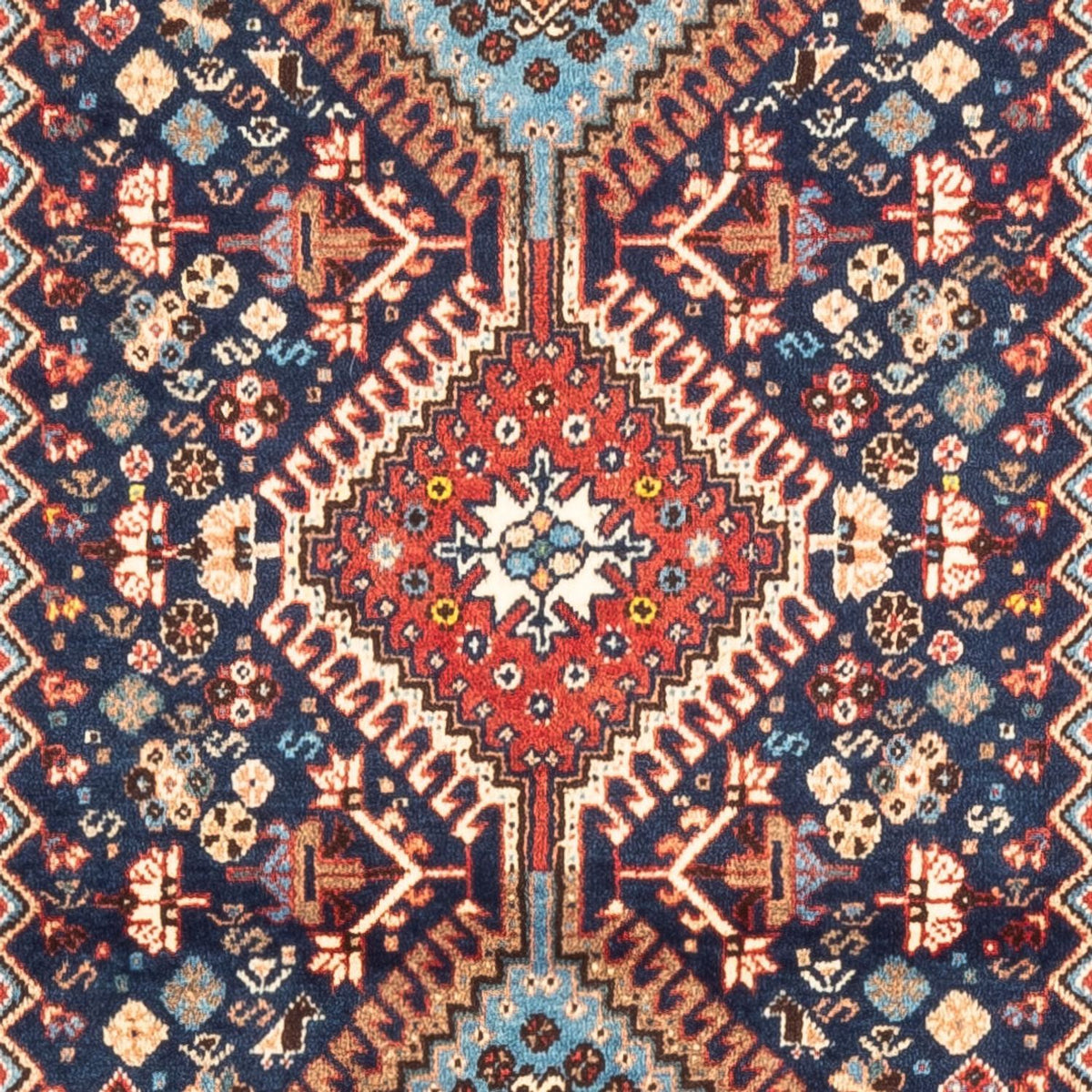 Persisk matta - Nomadic - 124 x 78 cm - mörkblå