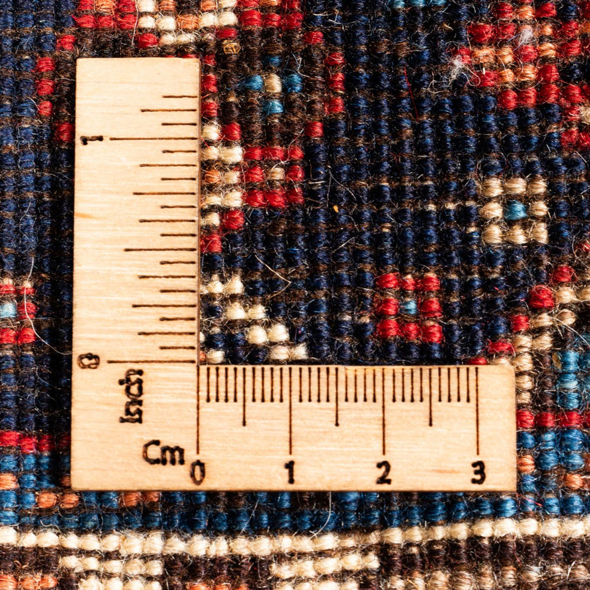 Persisk matta - Nomadic - 124 x 78 cm - mörkblå