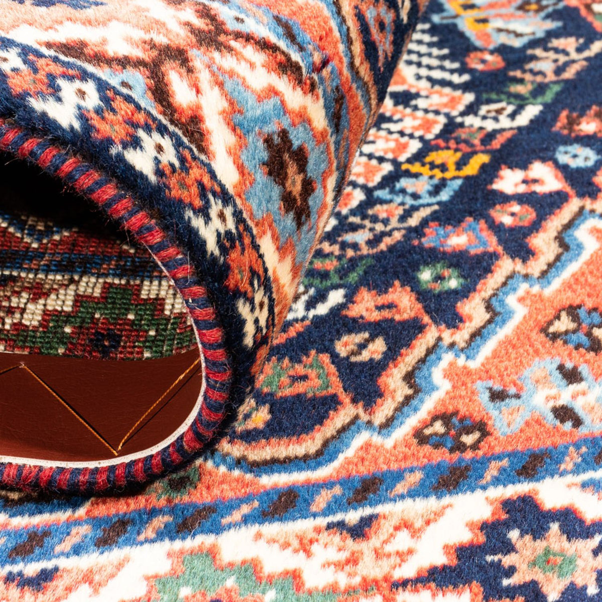 Persisk matta - Nomadic - 125 x 80 cm - mörkblå