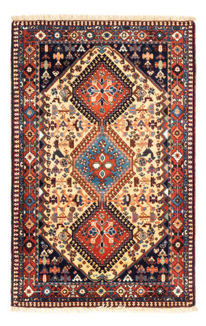 Persisk matta - Nomadic - 130 x 84 cm - grädde