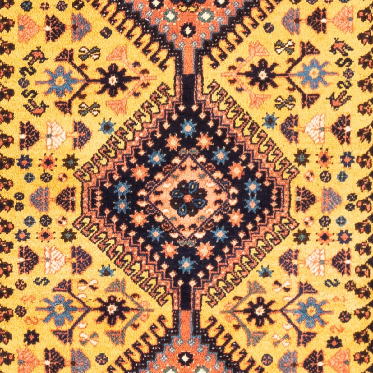 Persisk matta - Nomadic - 133 x 82 cm - gul