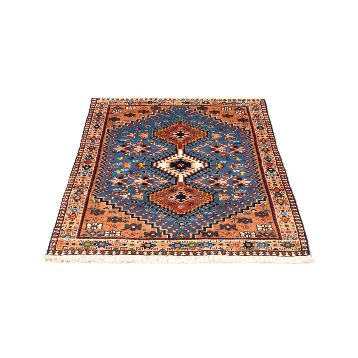 Persisk matta - Nomadic - 122 x 83 cm - blå