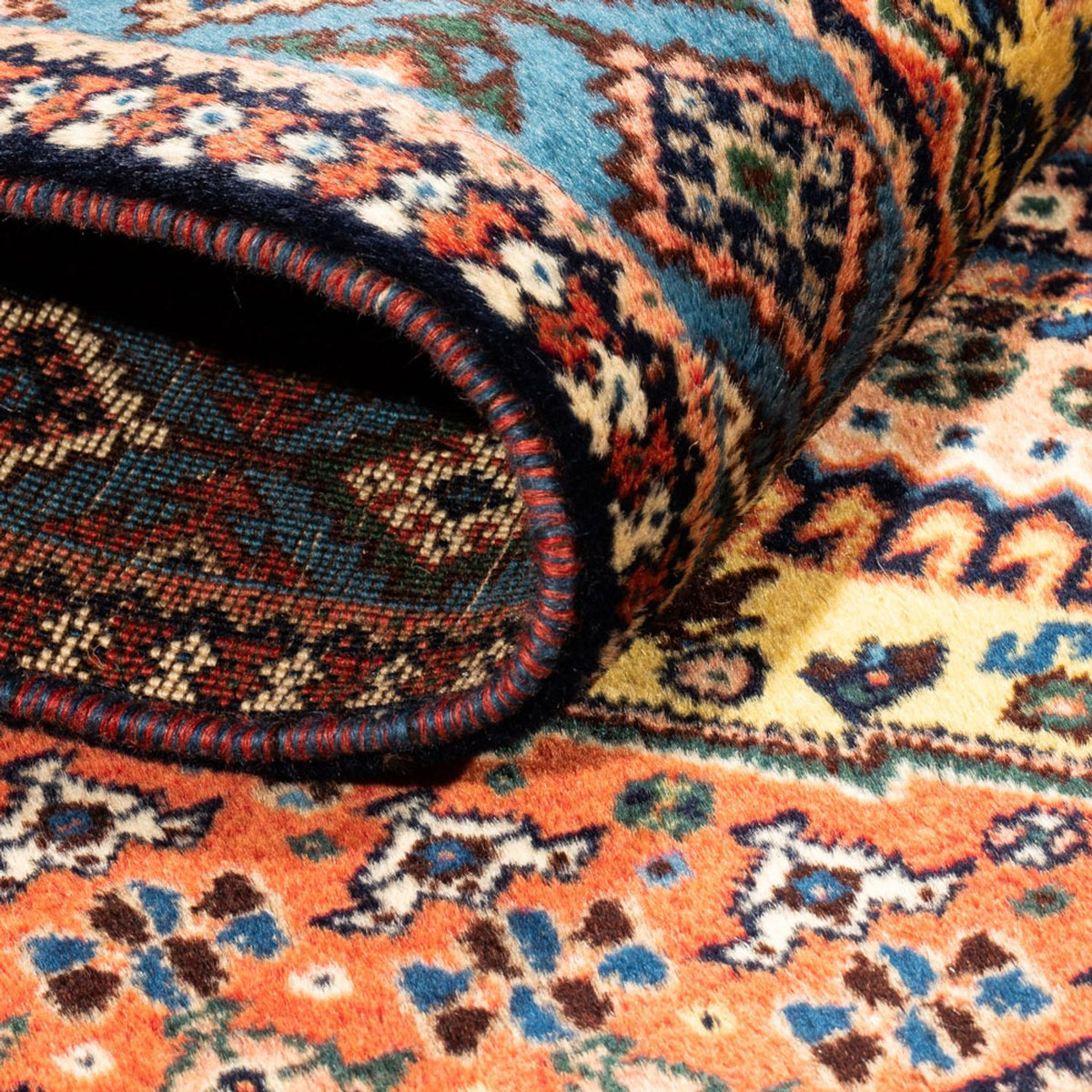 Persisk matta - Nomadic - 123 x 83 cm - gul