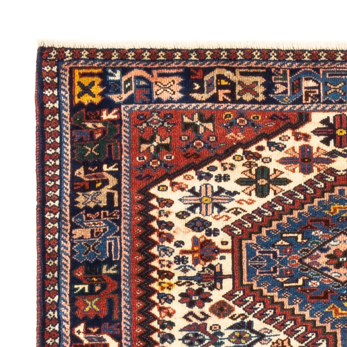 Persisk matta - Nomadic - 122 x 83 cm - grädde