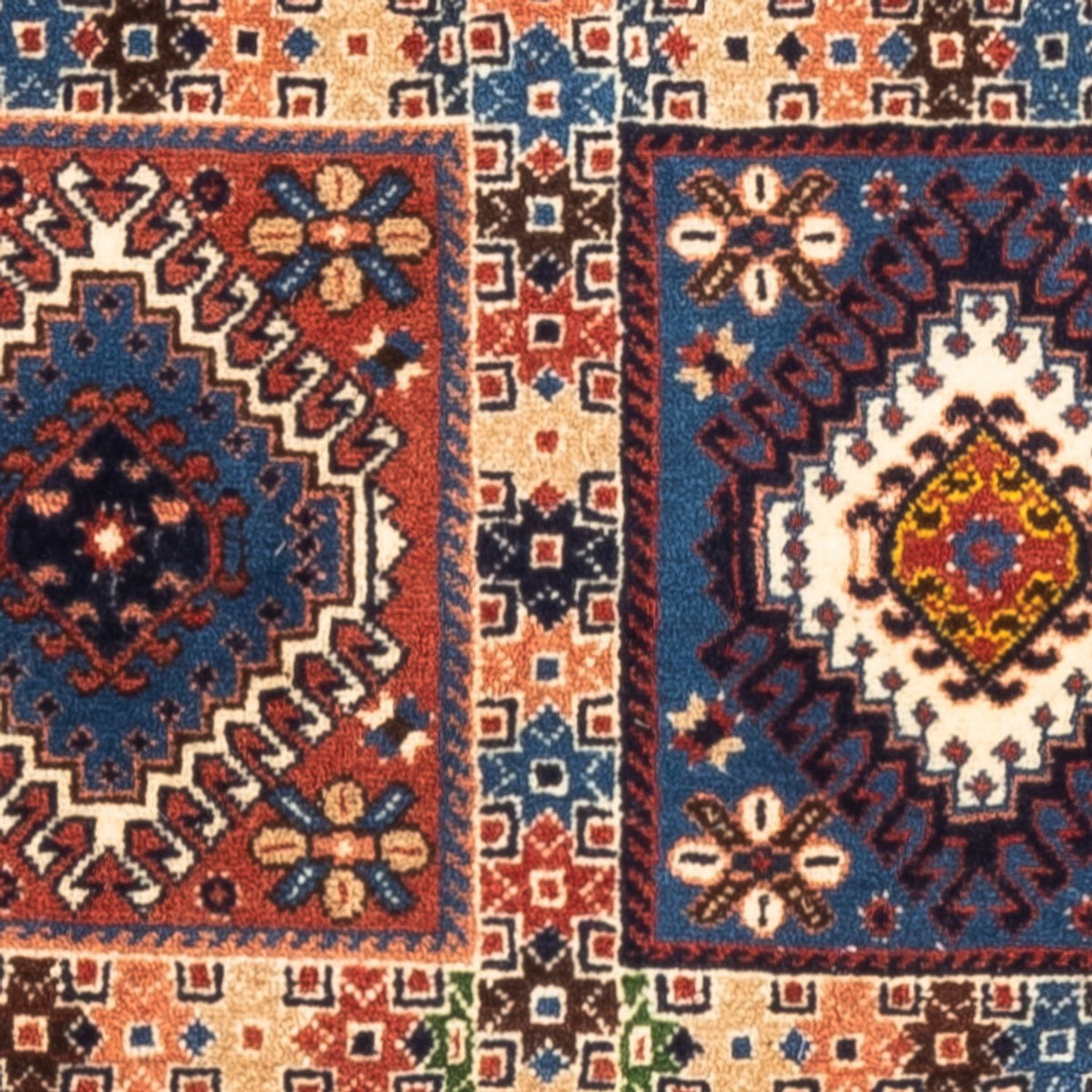 Persisk matta - Nomadic - 124 x 80 cm - flerfärgad