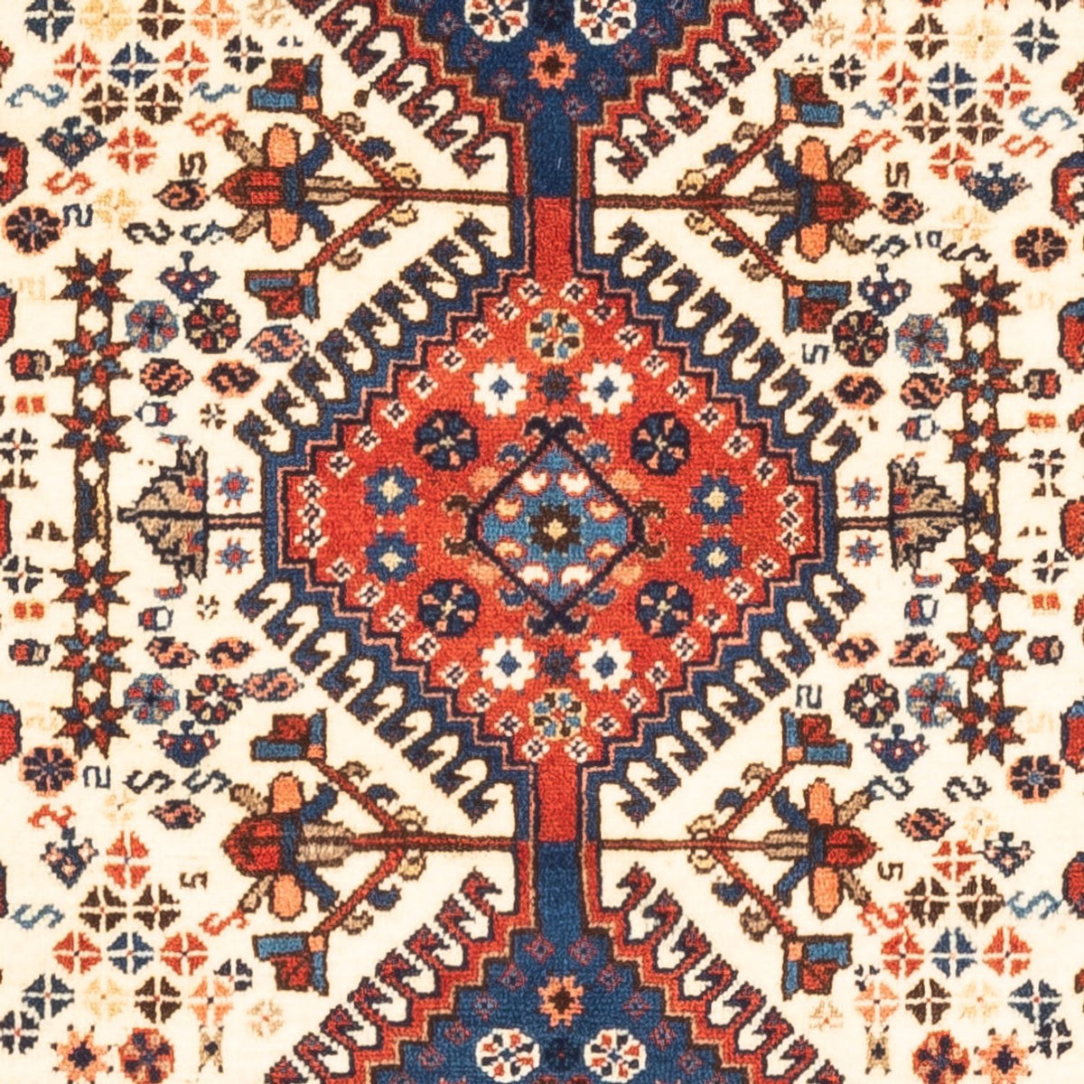 Persisk matta - Nomadic - 128 x 85 cm - grädde