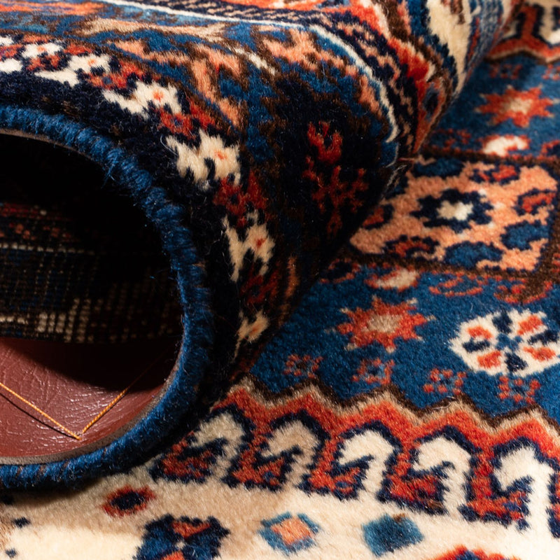 Persisk matta - Nomadic - 128 x 85 cm - grädde