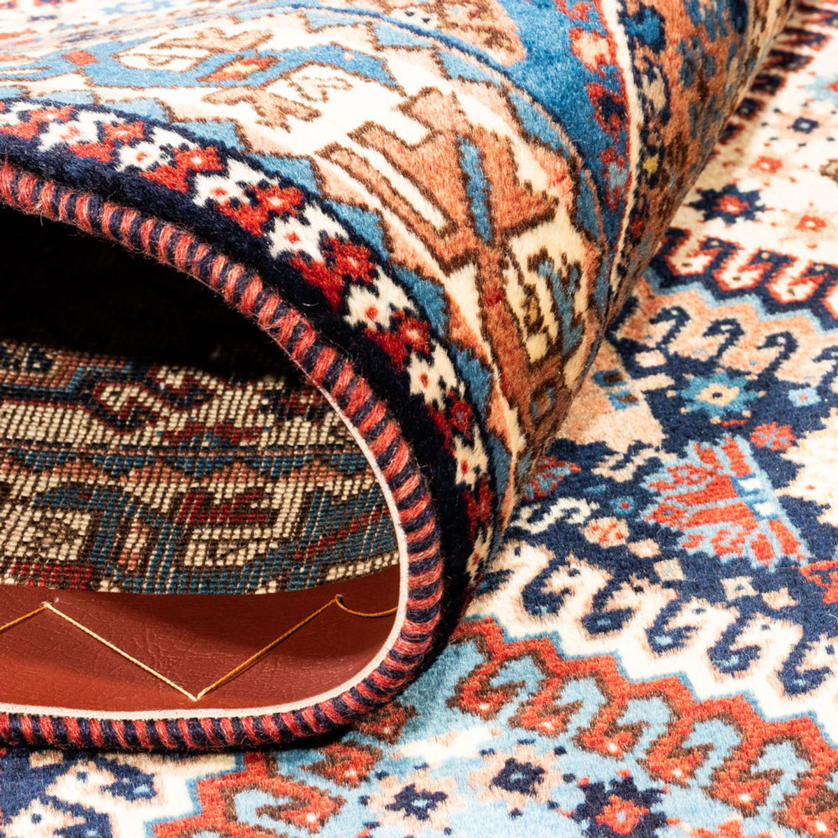 Persisk matta - Nomadic - 128 x 85 cm - mörkblå