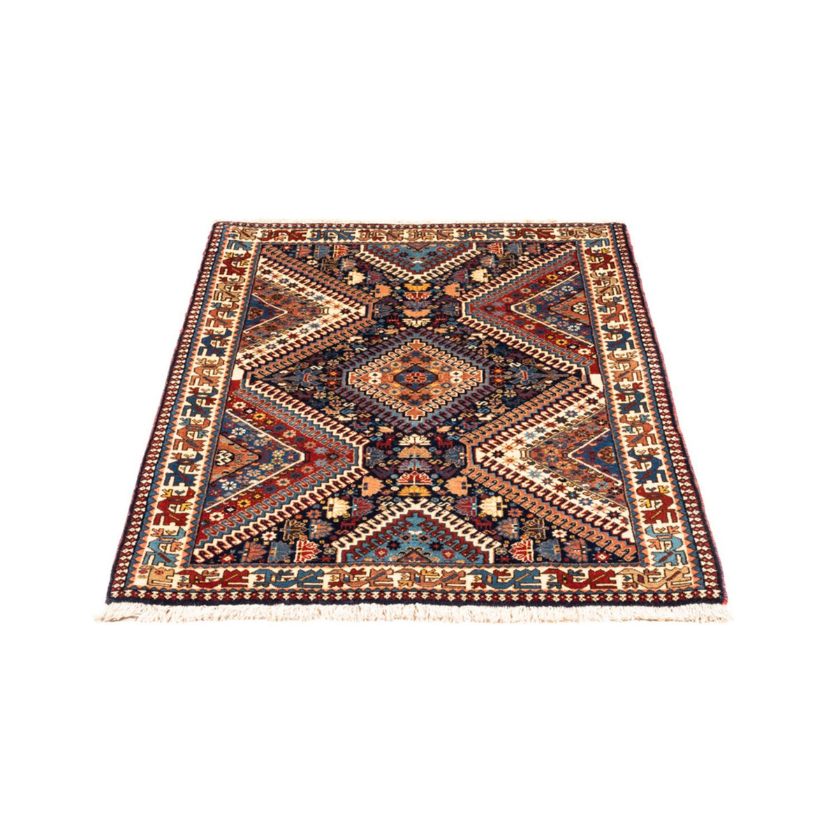 Persisk matta - Nomadic - 128 x 85 cm - mörkblå