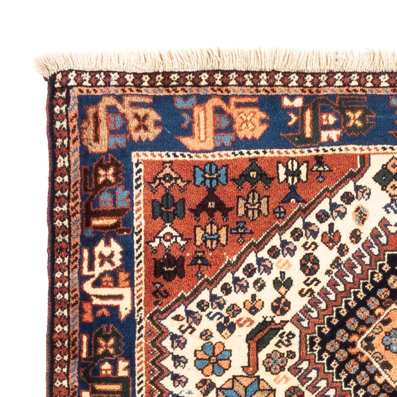 Persisk matta - Nomadic - 123 x 86 cm - grädde