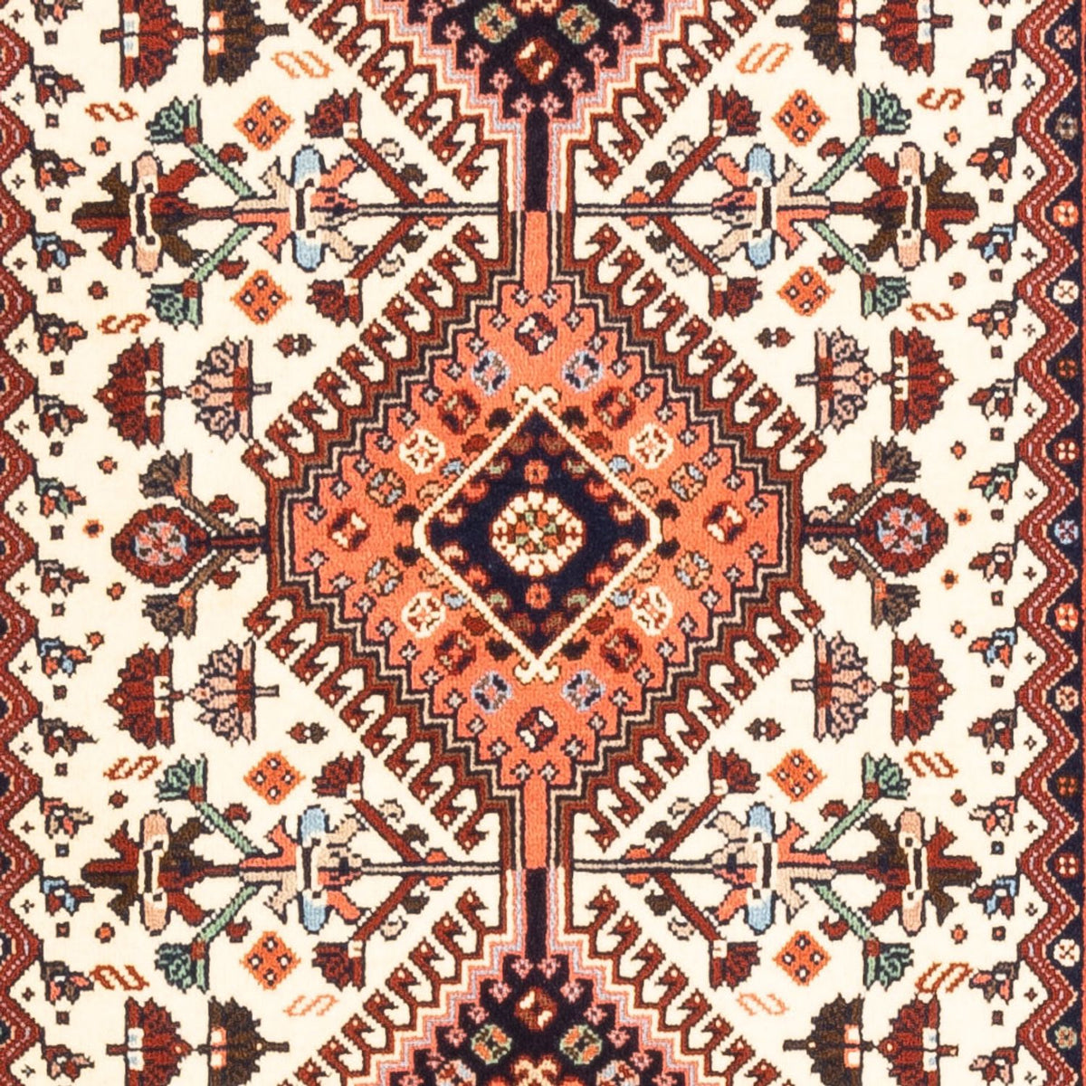 Runner Persisk matta - Nomadic - 215 x 83 cm - grädde