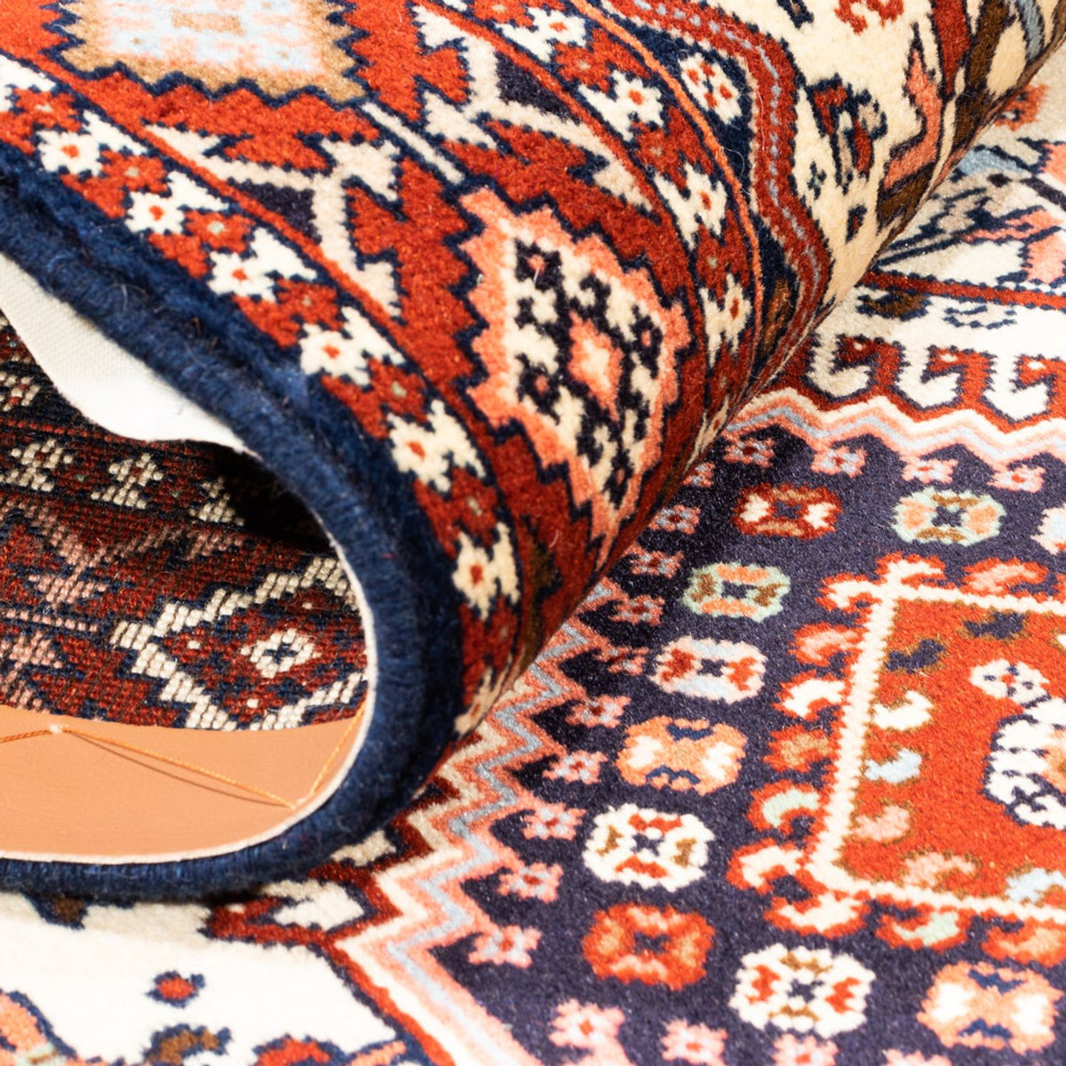 Runner Persisk matta - Nomadic - 215 x 83 cm - grädde