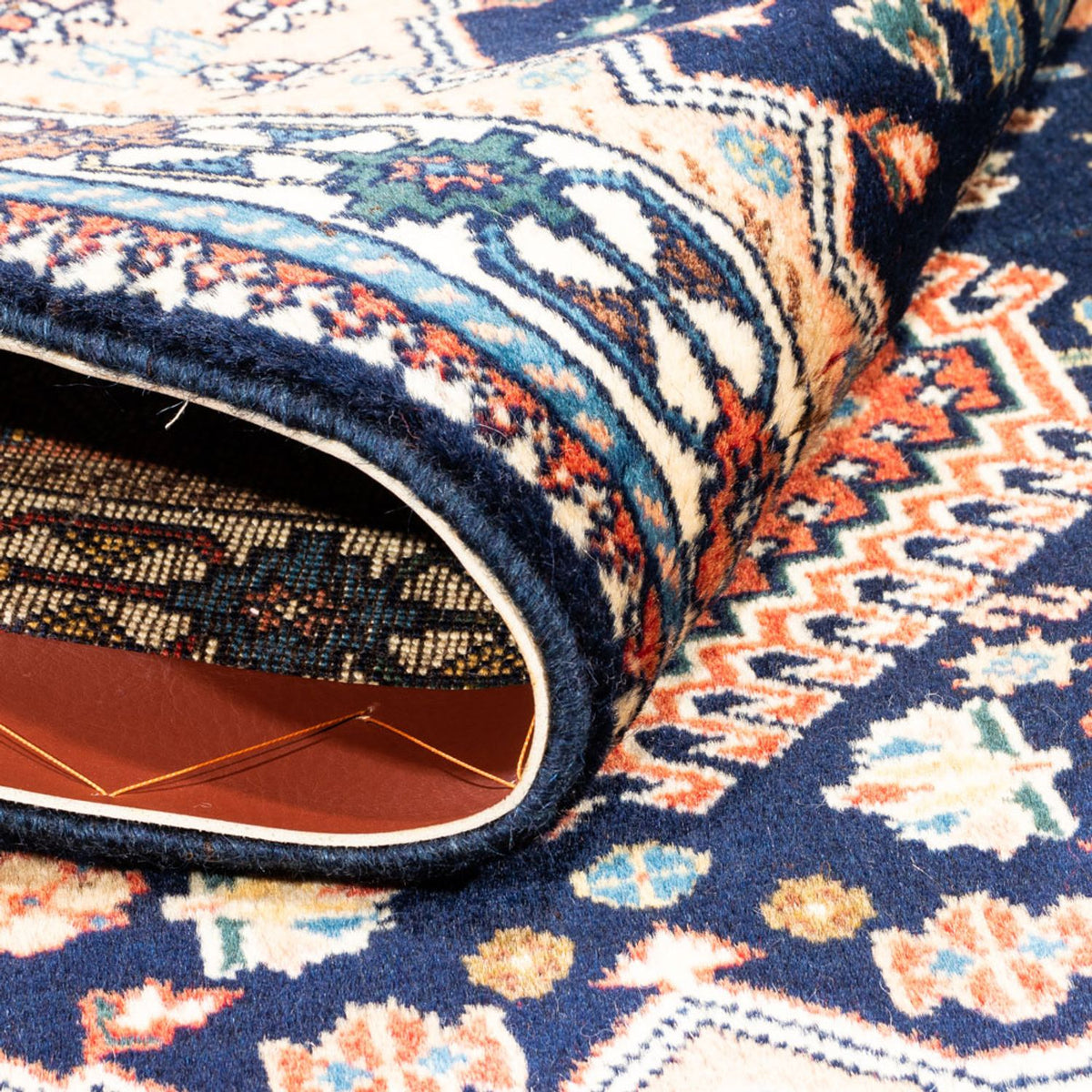 Persisk matta - Nomadic - 120 x 84 cm - mörkblå