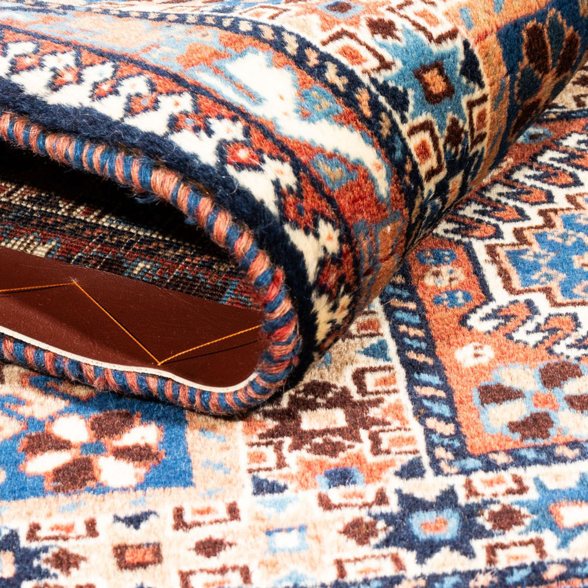 Persisk matta - Nomadic - 132 x 82 cm - flerfärgad