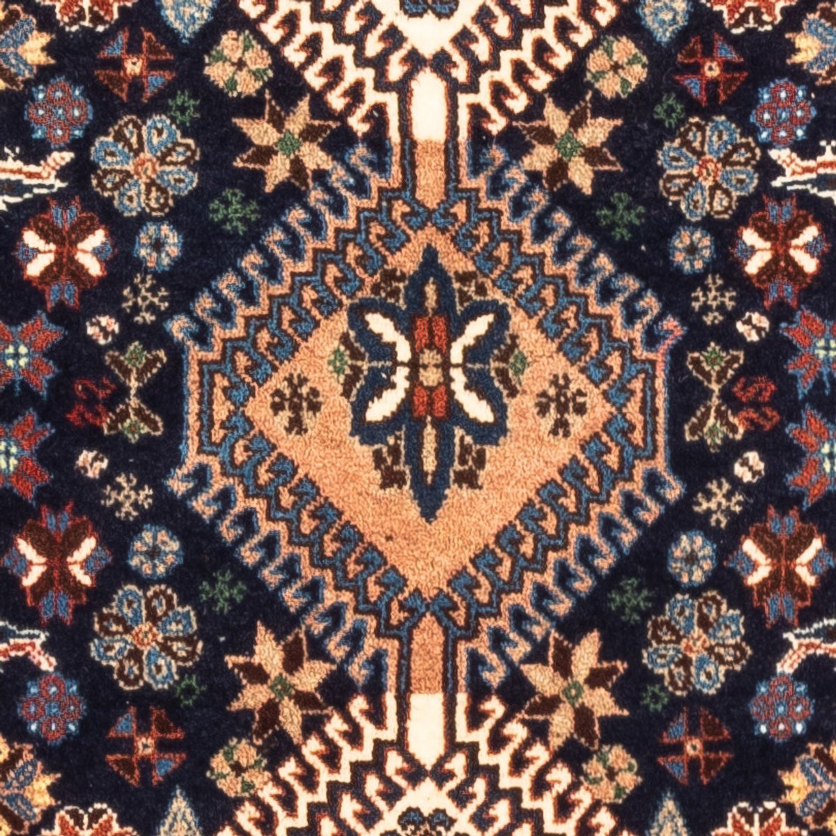 Persisk matta - Nomadic - 132 x 80 cm - mörkblå