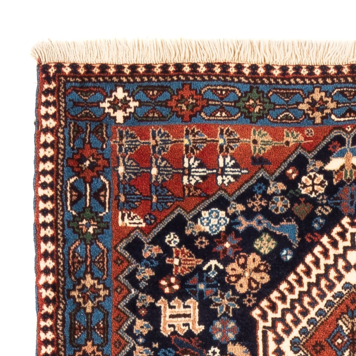 Persisk matta - Nomadic - 132 x 80 cm - mörkblå