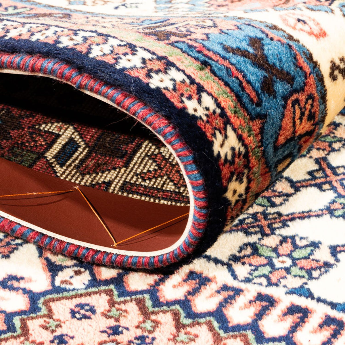 Persisk matta - Nomadic - 130 x 83 cm - grädde