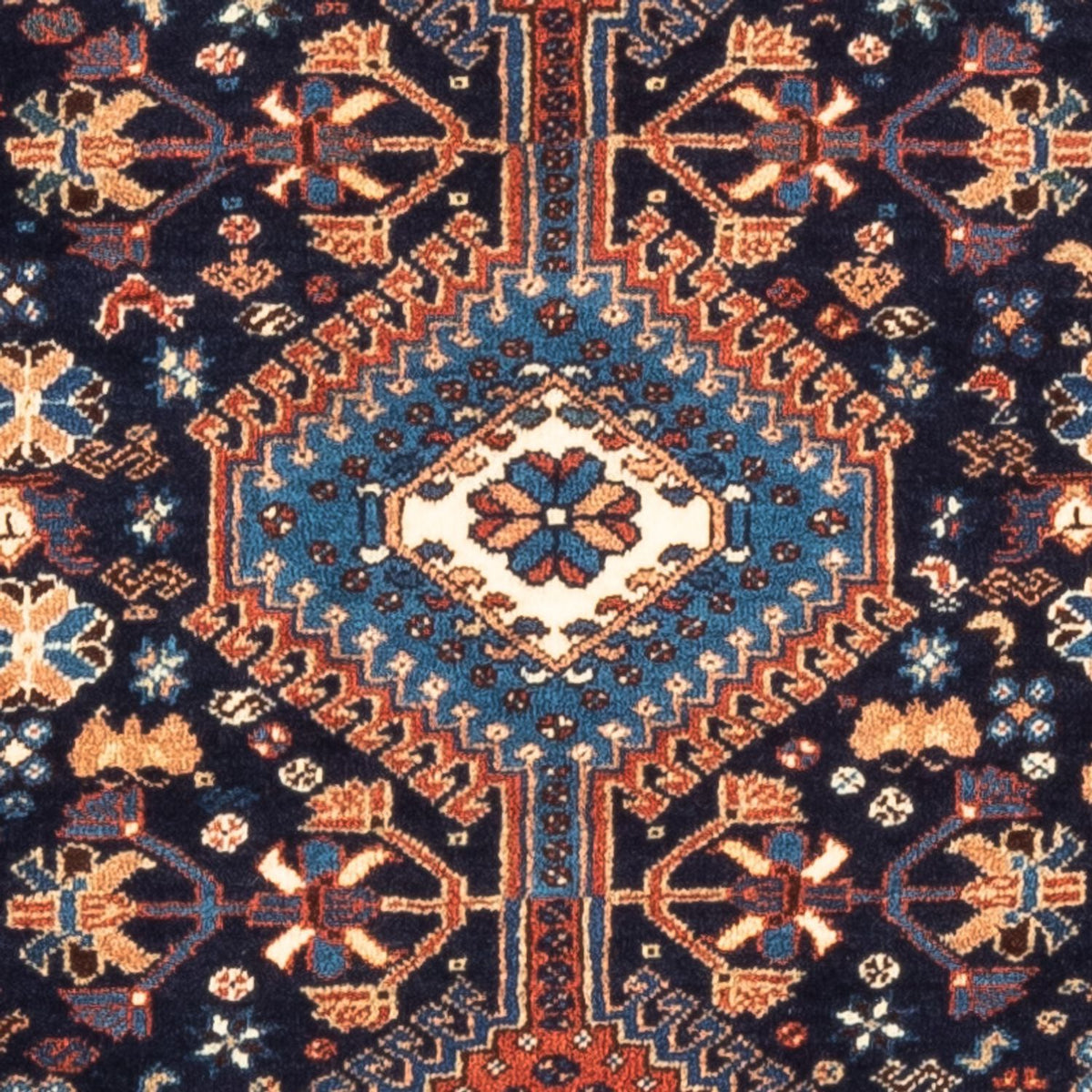 Persisk matta - Nomadic - 125 x 83 cm - mörkblå