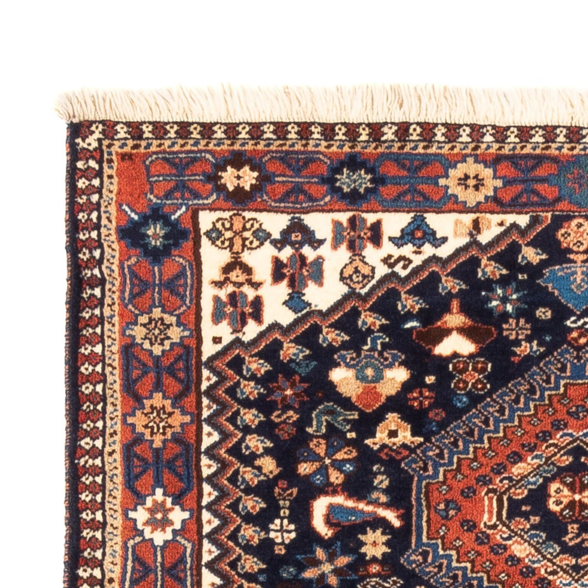 Persisk matta - Nomadic - 125 x 83 cm - mörkblå