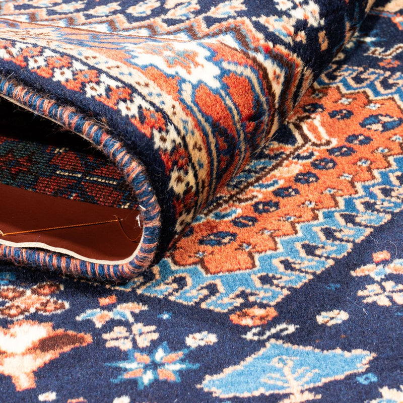 Persisk matta - Nomadic - 125 x 83 cm - mörkblå