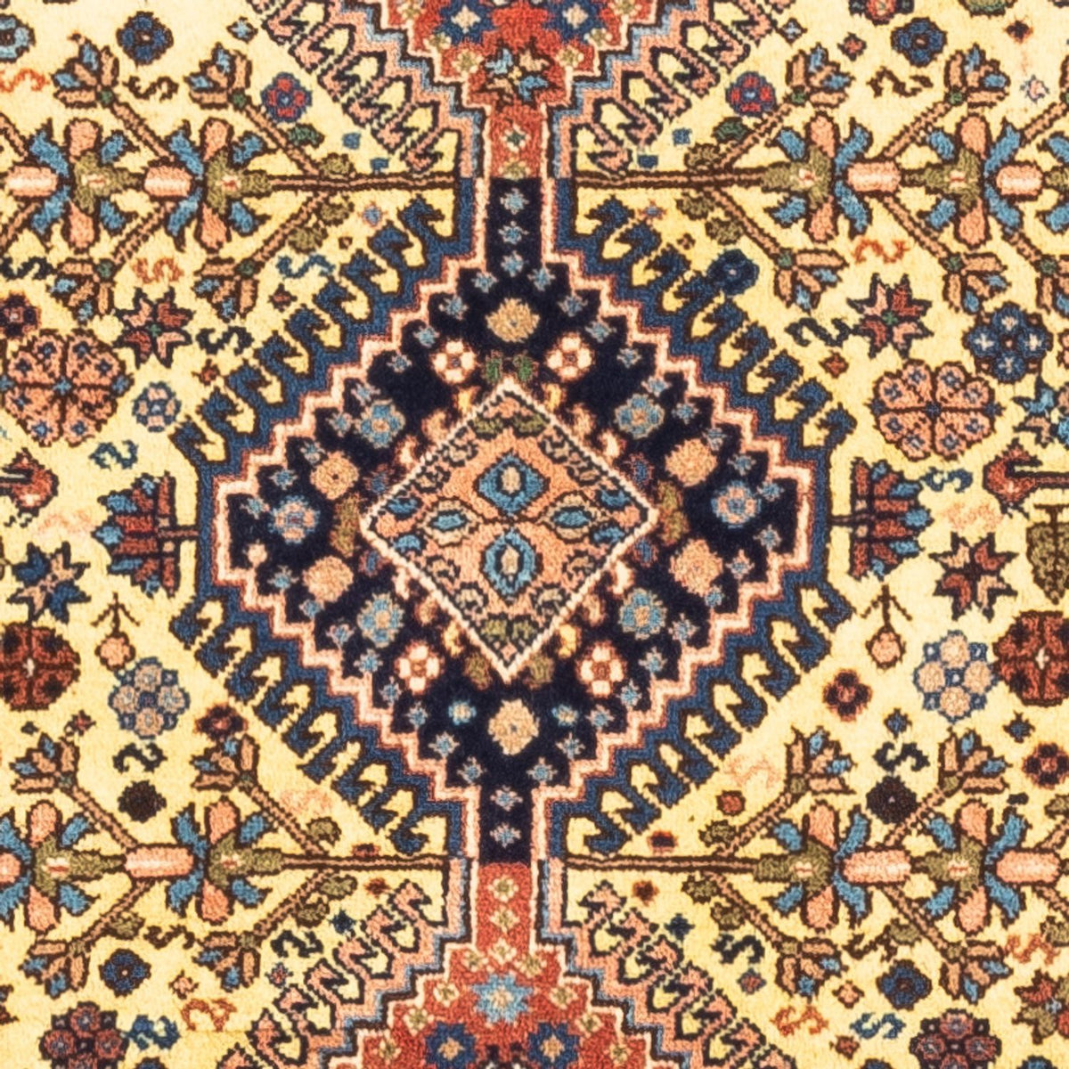 Persisk matta - Nomadic - 130 x 85 cm - gul