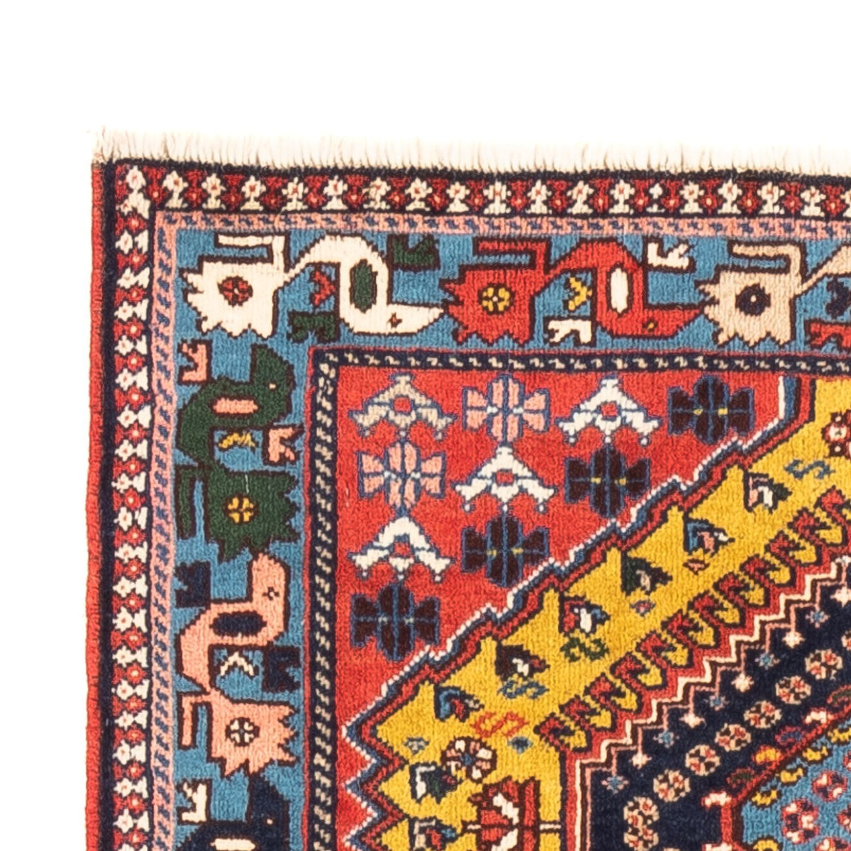 Persisk matta - Nomadic - 127 x 80 cm - gul