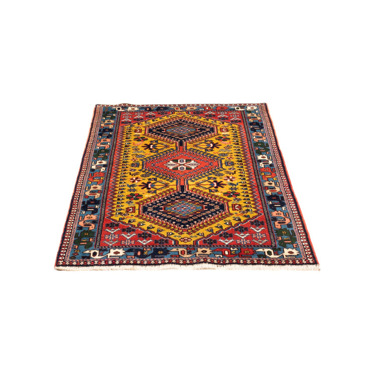 Persisk matta - Nomadic - 127 x 80 cm - gul