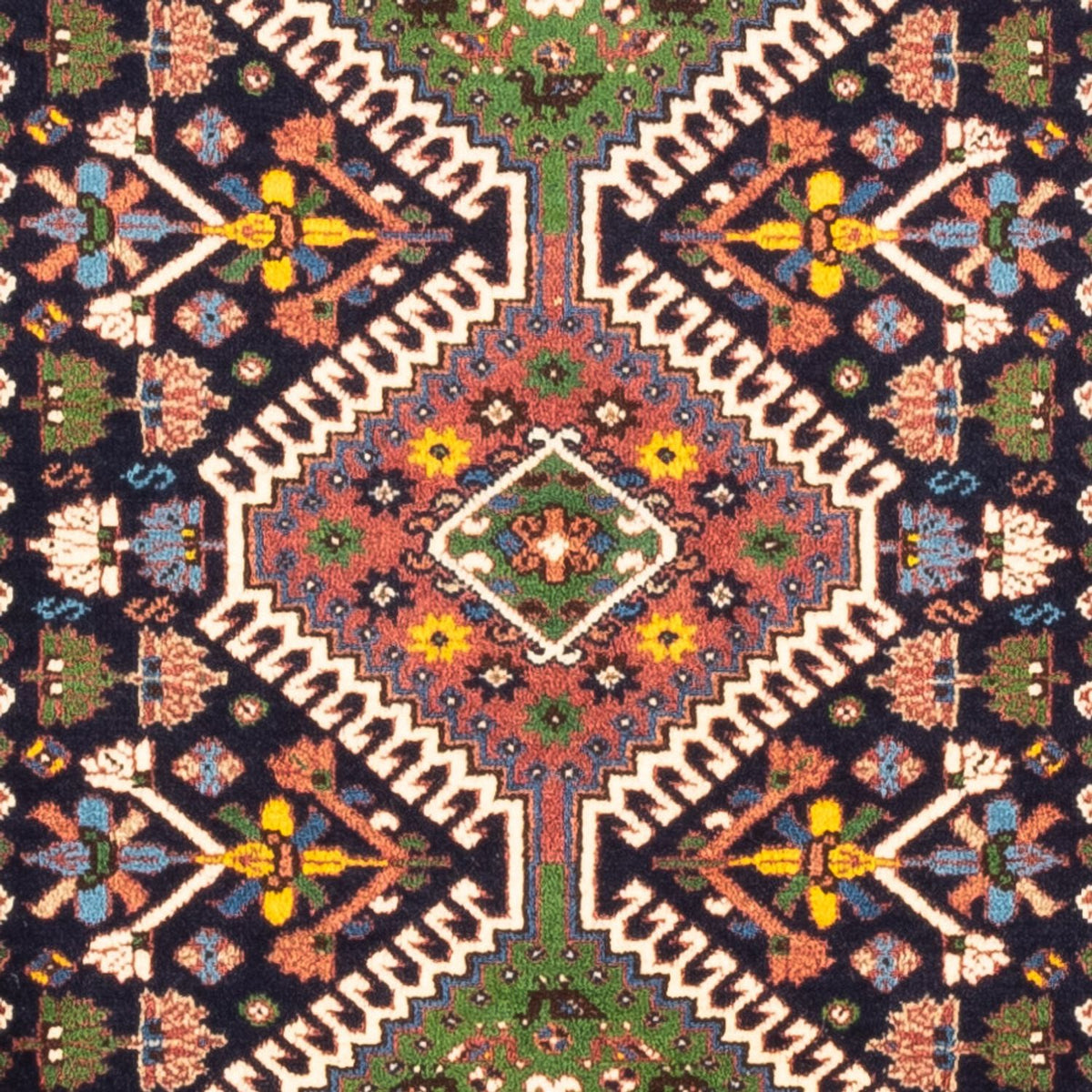 Persisk matta - Nomadic - 128 x 82 cm - grön