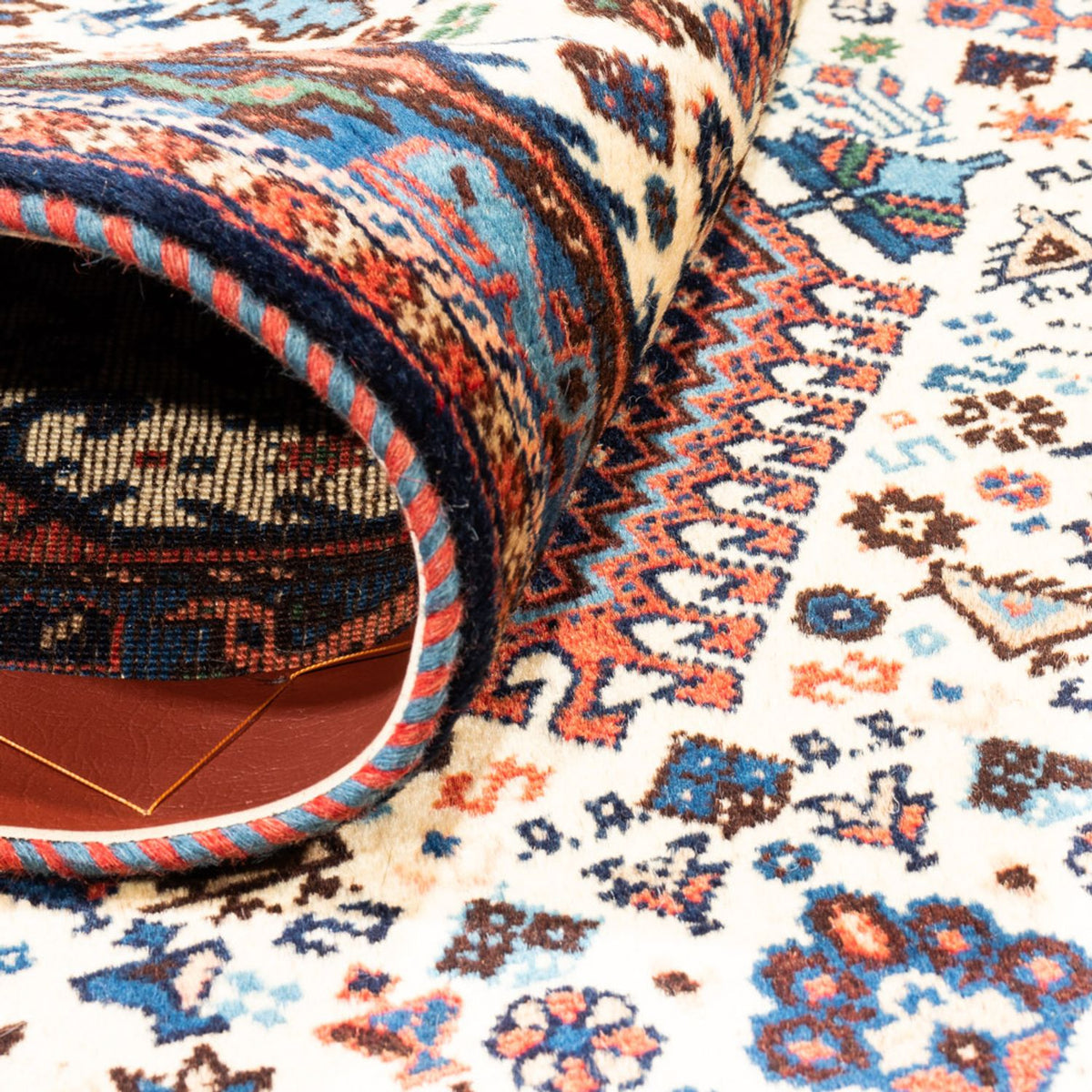 Persisk matta - Nomadic - 128 x 83 cm - grädde