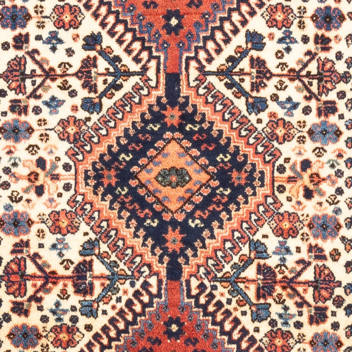 Persisk matta - Nomadic - 128 x 82 cm - grädde