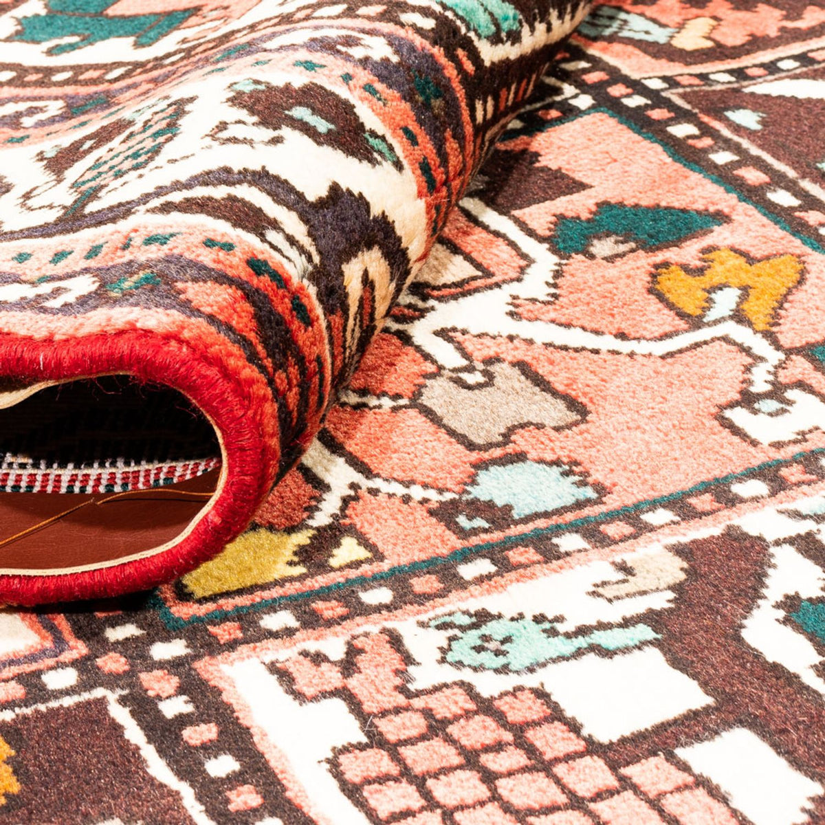 Persisk matta - Nomadic - 278 x 224 cm - flerfärgad