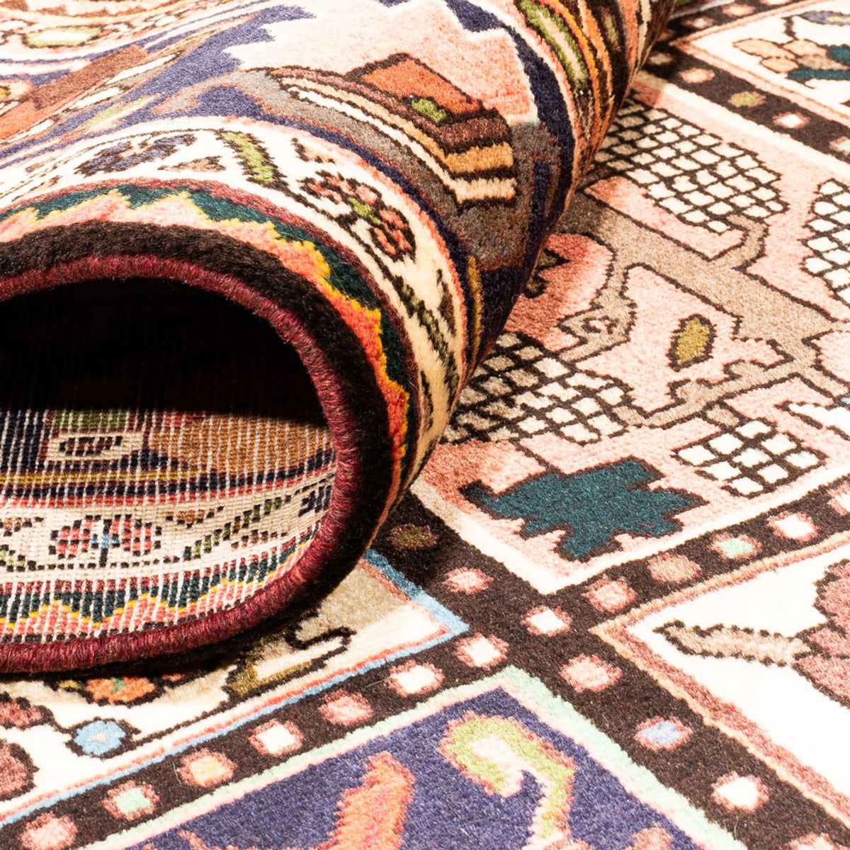 Persisk matta - Nomadic - 317 x 212 cm - flerfärgad