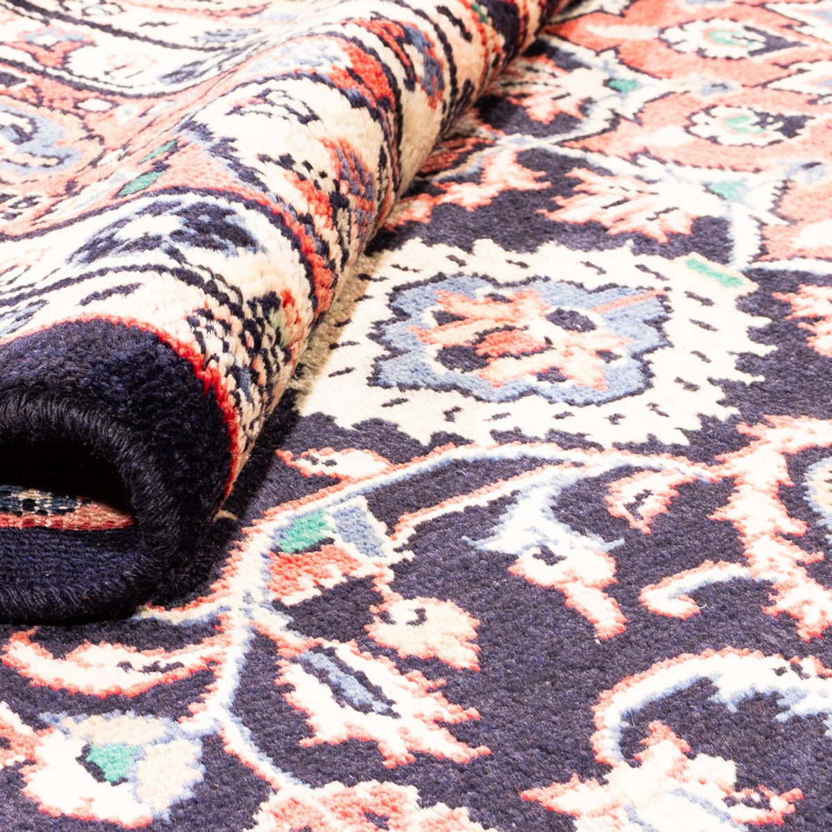 Persisk matta - Nomadic - Kungliga - 334 x 209 cm - mörkblå