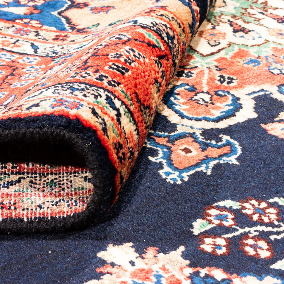 Persisk matta - Nomadic - Kungliga - 290 x 195 cm - mörkblå