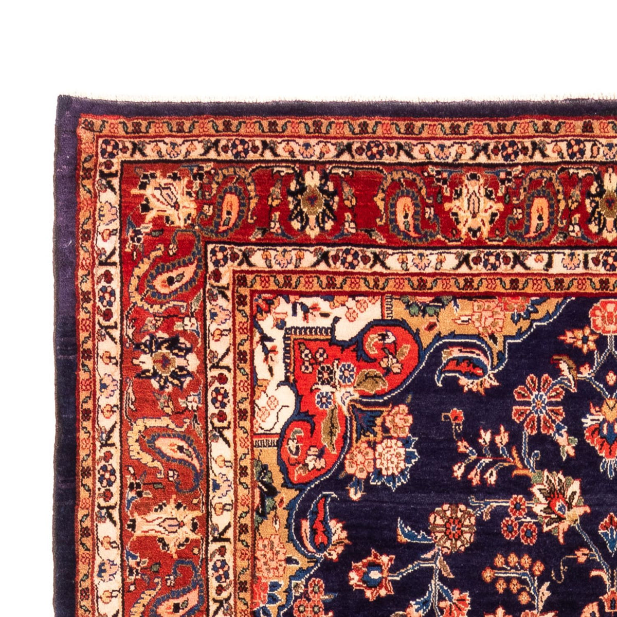 Persisk matta - Nomadic - 338 x 216 cm - mörkblå