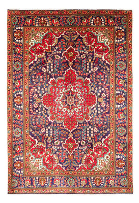Persisk matta - Tabriz - 300 x 206 cm - mörkblå