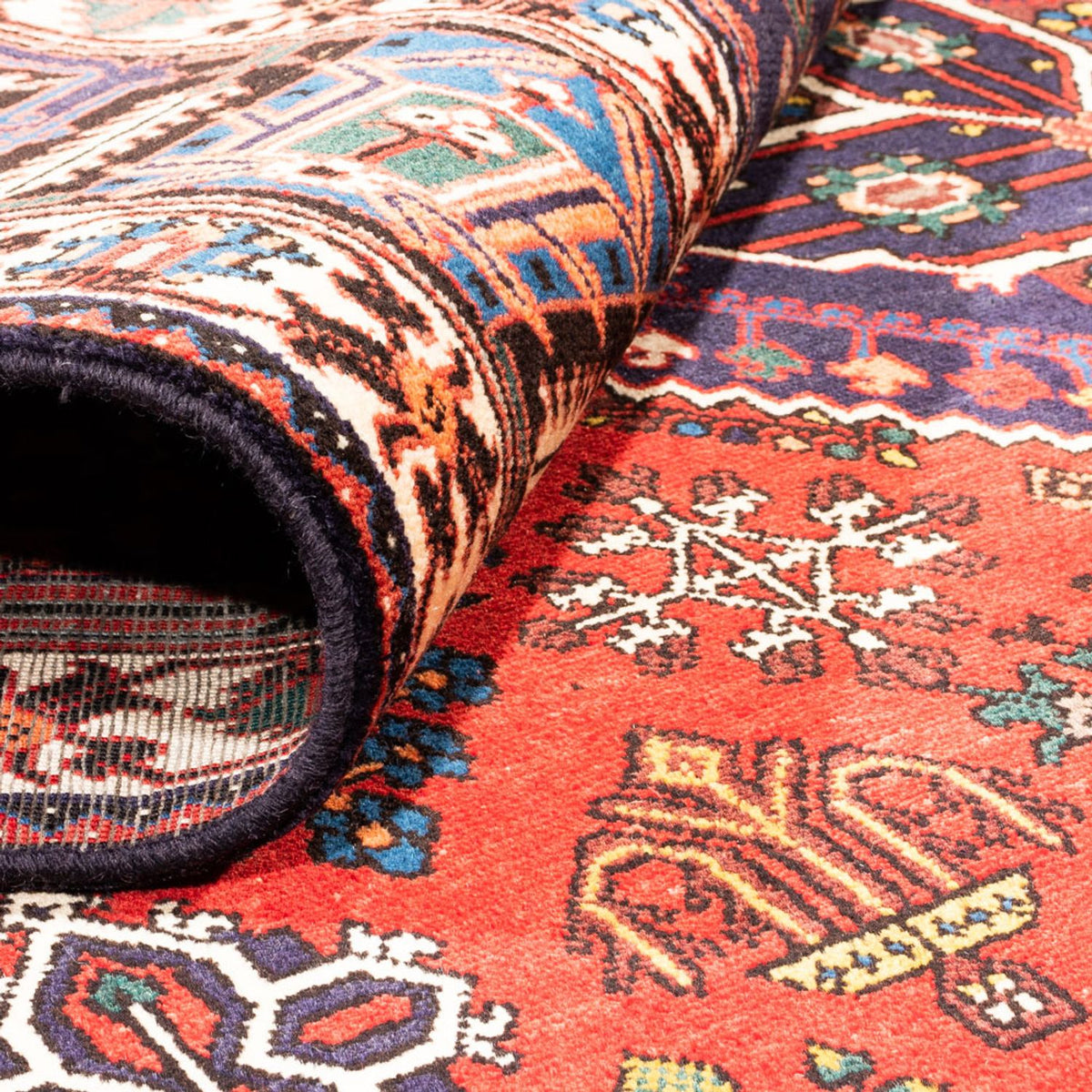 Gabbeh-matta - persisk - 320 x 216 cm - flerfärgad