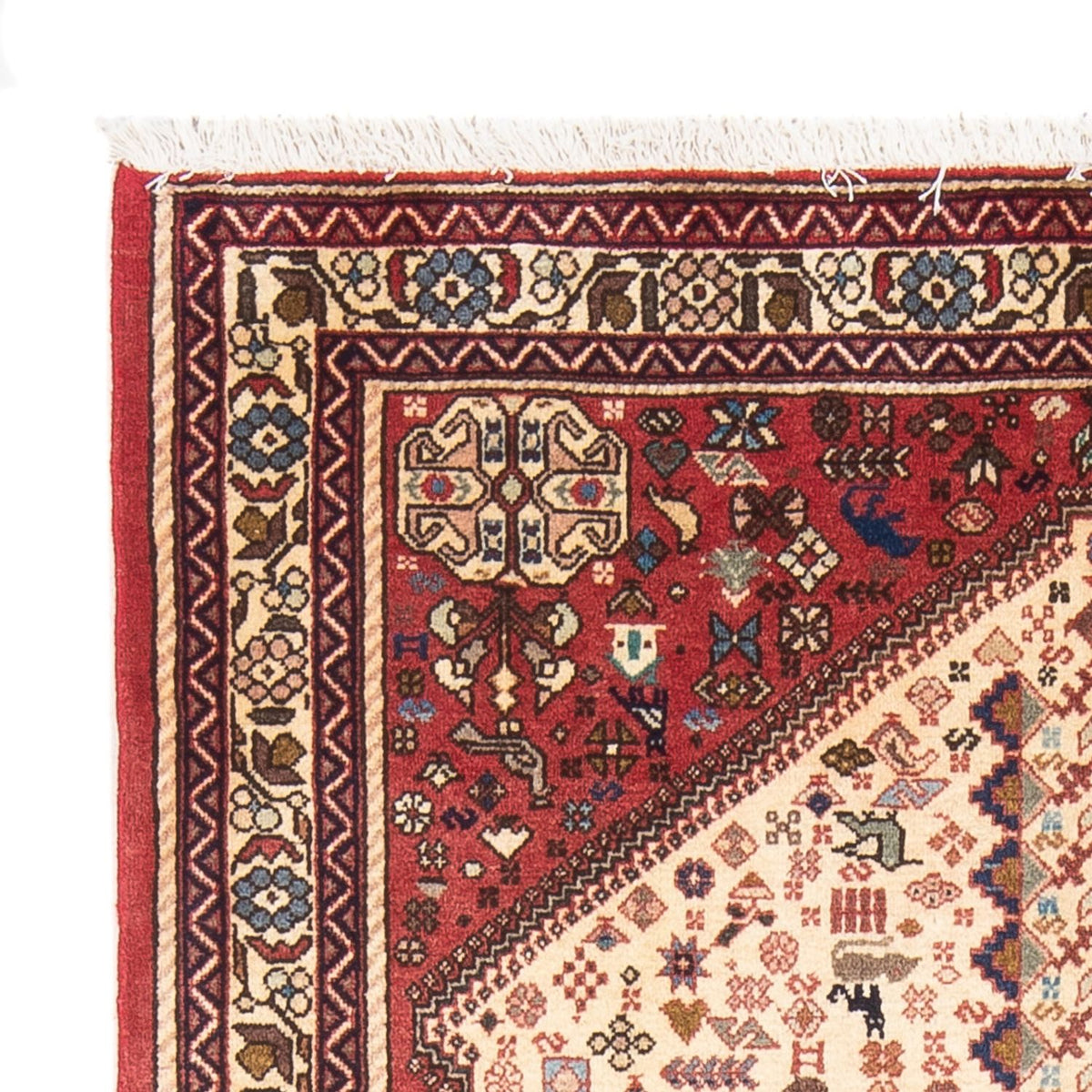 Persisk matta - Nomadic - 145 x 105 cm - grädde