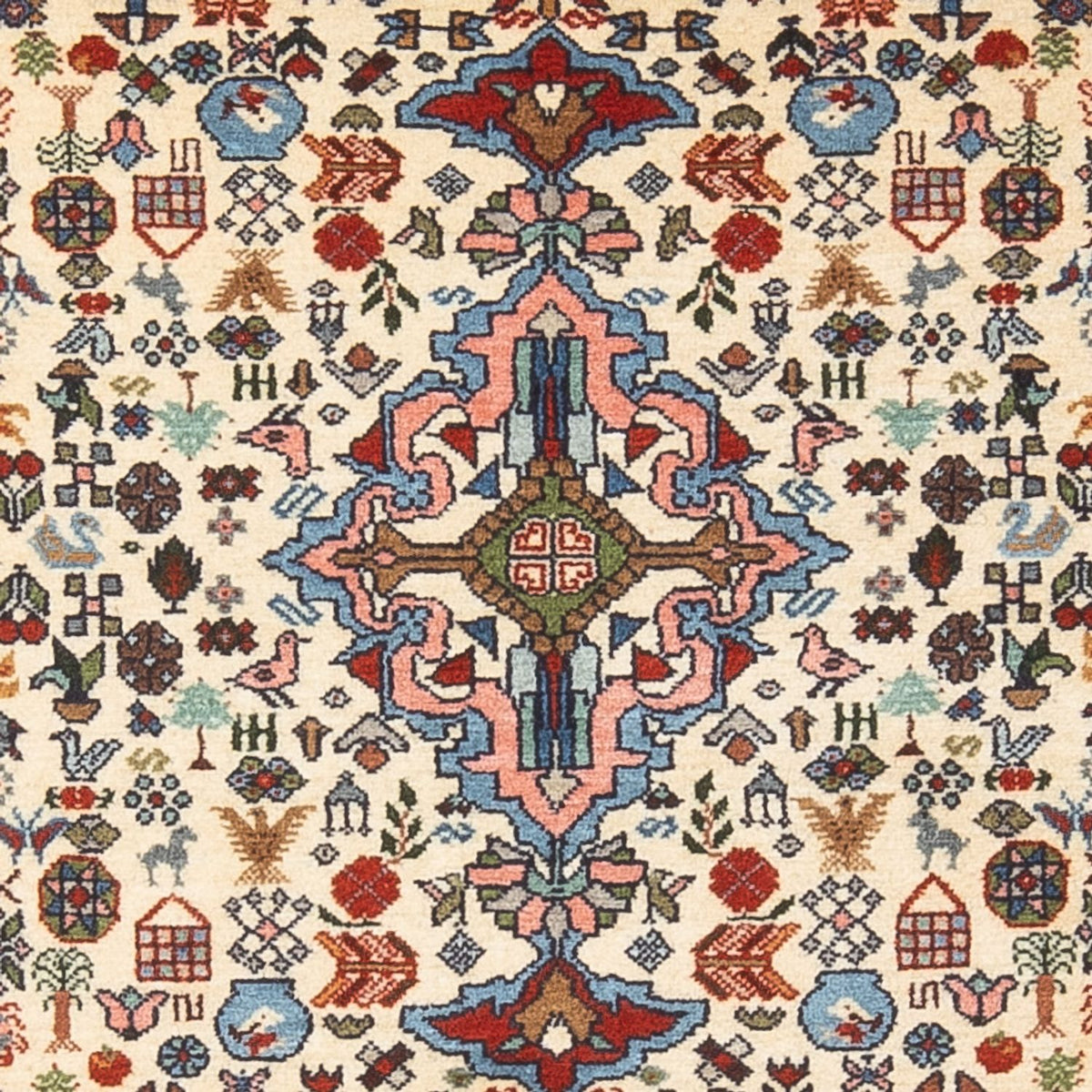 Persisk matta - Nomadic - 156 x 97 cm - grädde