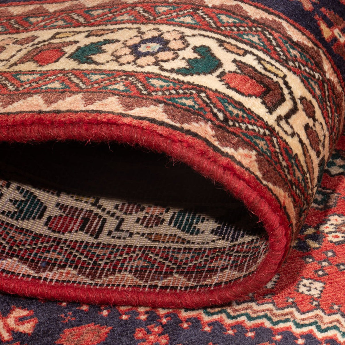 Persisk matta - Nomadic - 150 x 103 cm - röd