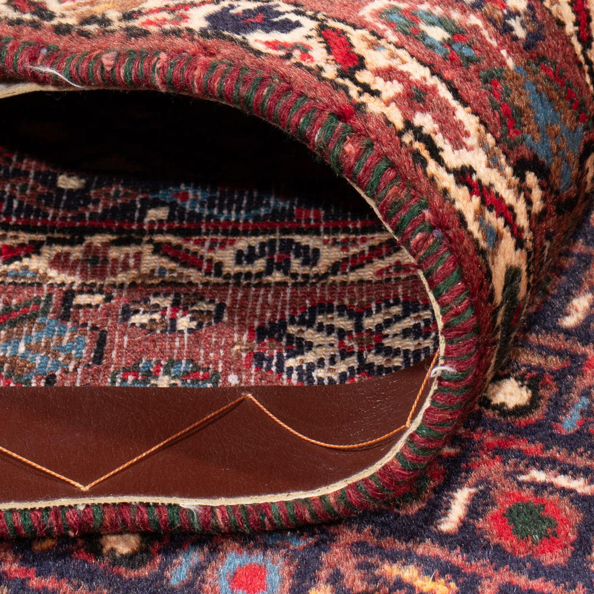 Persisk matta - Nomadic - 170 x 128 cm - mörkblå