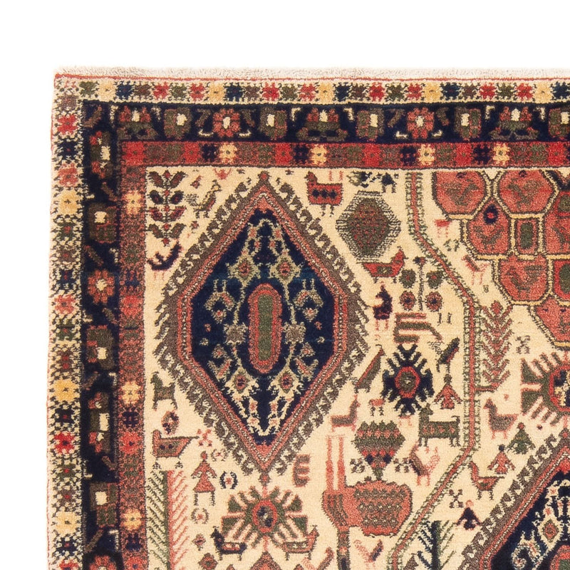 Persisk matta - Nomadic - 178 x 140 cm - grädde