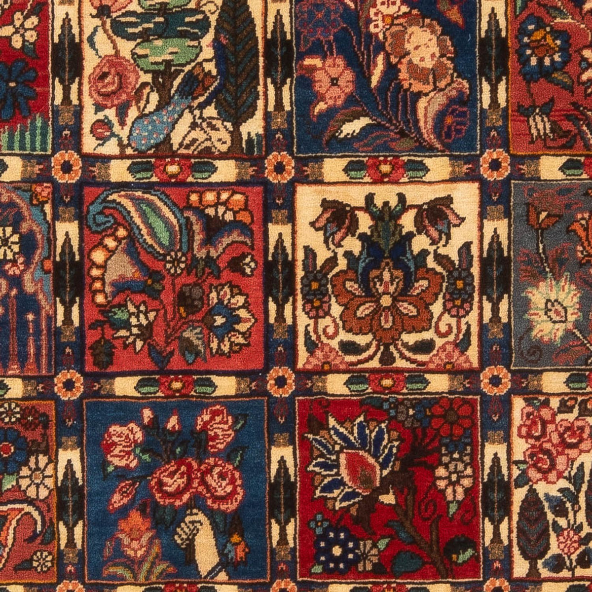 Persisk matta - Nomadic - 205 x 137 cm - flerfärgad